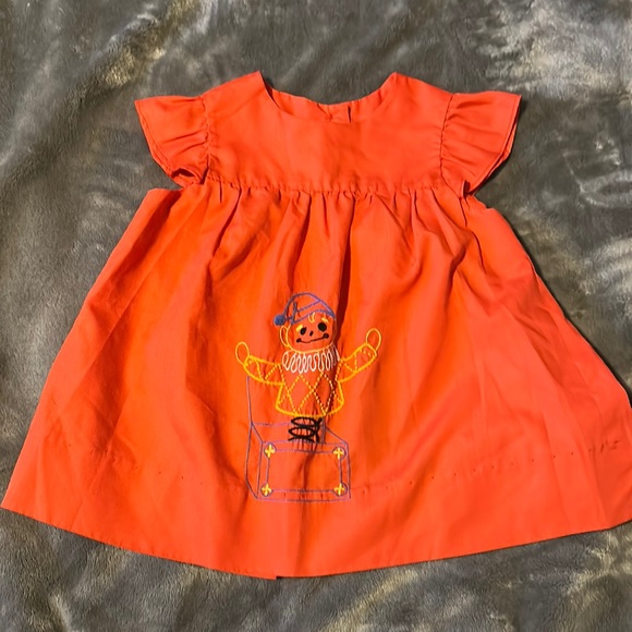 Vintage jack in the box embroidered dress fits like a 3t - Picture 1 of 3